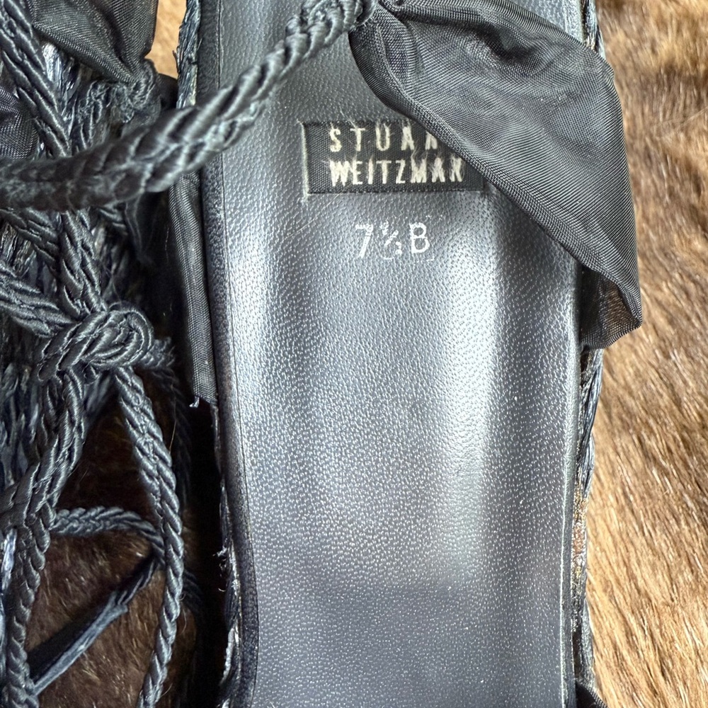 Stuart Weitzman Platform Espadrilles Size 7.5 - image 7